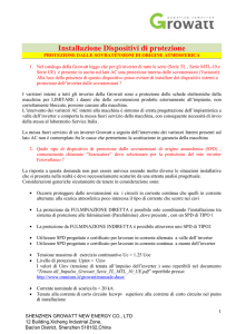 Installazione Dispositivi di protezione