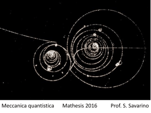 Meccanica Quantistica