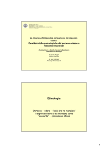 Paziente obeso - Policlinico San Matteo