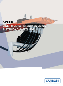 linea isolata per alimentazione elettrica di mezzi mobili