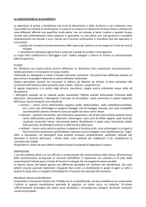 sanificazione