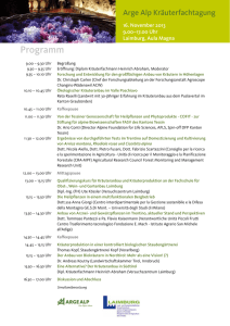 Programm - Arge Alp