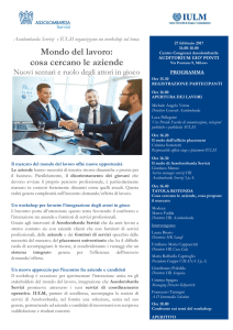 Mondo del lavoro: cosa cercano le aziende