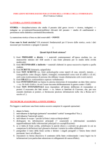 Guida allo studio della Storia e della storiografia