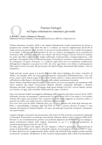 farmaci biologici nel lupus eritematoso
