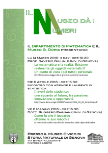 Il museo dà i numeri