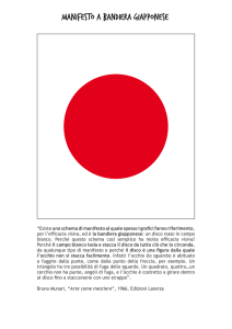 Manifesto a bandiera Giapponese