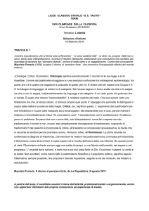 traccia n. 1 - Liceo Classico "Tacito"