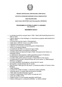 5A agr storia - “C. Battisti” (Velletri)