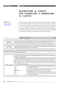 segmentare il target per conoscere e soddisfare il cliente