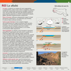 Le ofioliti - Ambiente - Regione Emilia Romagna