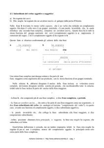 4. La frase complessa, o periodo