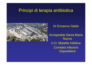 Principi di terapia antibiotica