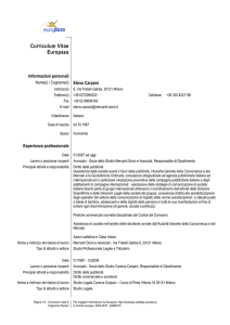 Curriculum Vitae Europass