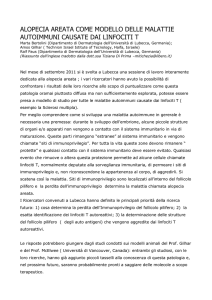 alopecia areata come modello delle malattie autoimmuni