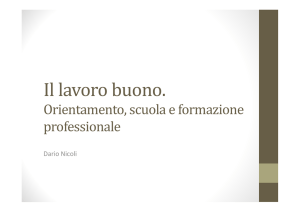 Il lavoro buono.