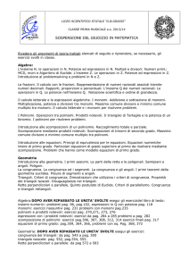 sospensione del giudizio in matematica