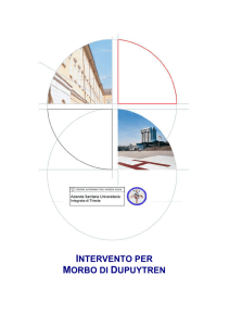 INTERVENTO PER MORBO DI DUPUYTREN