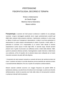 IPERTENSIONE FISIOPATOLOGIA, DECORSO E TERAPIA