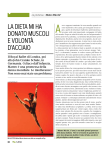 La dieta Mi Ha dONatO MUSCOLi e VOLONtà d`aCCiaiO