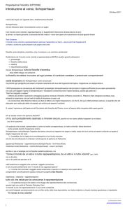 Introduzione al corso, Schopenhauer
