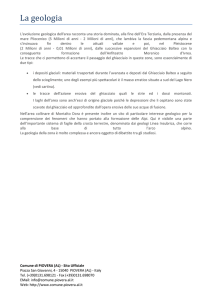 La geologia - Comune di CASCINETTE D`IVREA