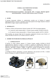 Specifica tecnica di indagine di mercato per la dotazione di apparati