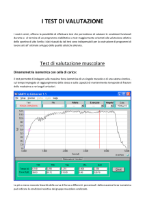 i test di valutazione