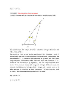 La soluzione di Marco Mantovani