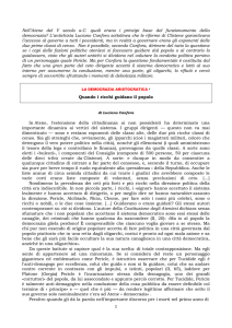 1 Nell`Atene del V secolo a.C. quali erano i principi base del