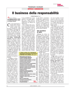 Brand e Comunicazione impegno sociale: Ambiente, Etica