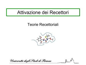Lezione 6a FarmGen-Teorie recettoriali