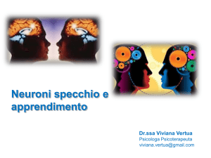 Neuroni specchio e apprendimento