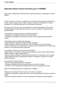 Turismo. Dettagli