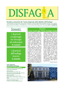 SOMMARIO: I diverticoli cricofaringei: tra chirurgia ed endoscopia I