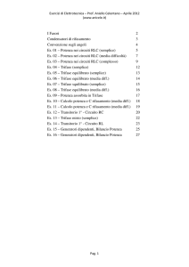 Esercizi di Elettrotecnica