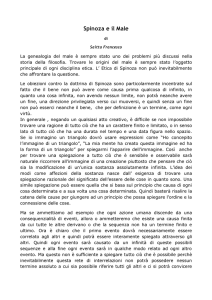Spinoza e il Male - Foglio Spinoziano