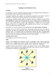 Topologie ed architetture di rete