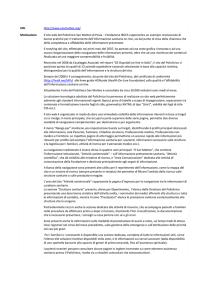 URL http://www.sanmatteo.org/ Motivazione Il sito web del