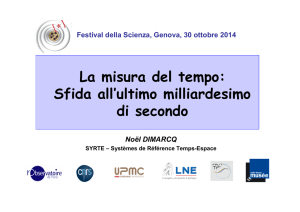 La misura del tempo: Sfida all`ultimo milliardesimo di secondo
