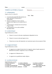 Verifica Sumeri