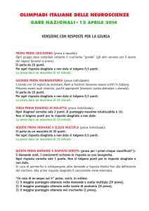 Prove corrette edizione 2014 con le risposte