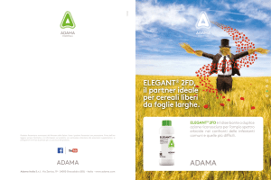 ELEGANT® 2FD, il partner ideale per cereali liberi da foglie larghe.