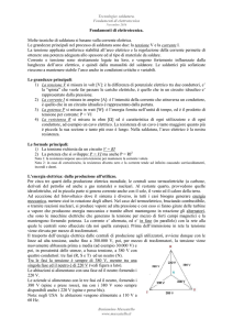 L`energia elettrica Saldatura