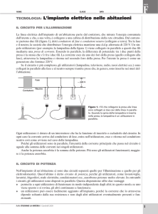 L`impianto elettrico nelle abitazioni