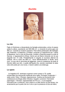 Eschilo - Popolo di Dio in Italia