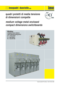 quadri protetti di media tensione di dimensioni compatte medium