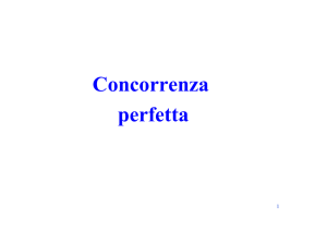 Concorrenza perfetta perfetta