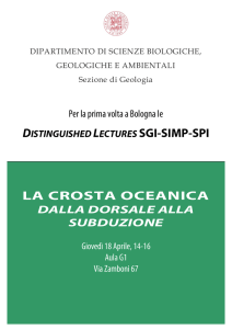 LA CROSTA OCEANICA