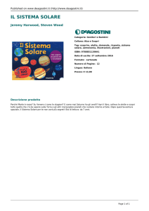 Il sistema solare